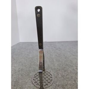 EKCO Potato Masher Stainless Steel Handle Made USA Kitchen Tool